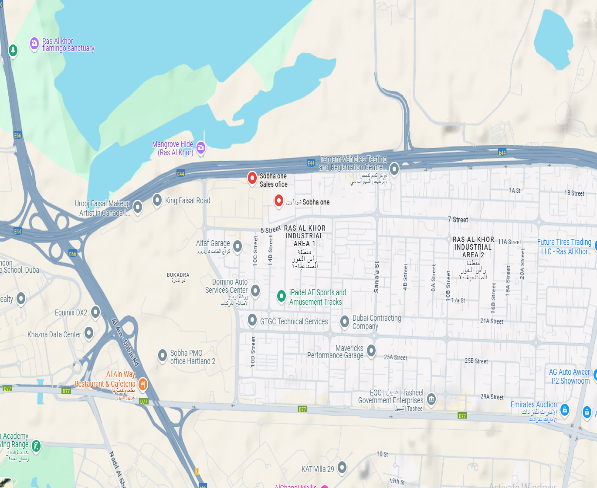 Sobha One location map